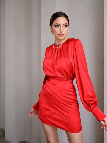 Sukienka Miluna czerwona